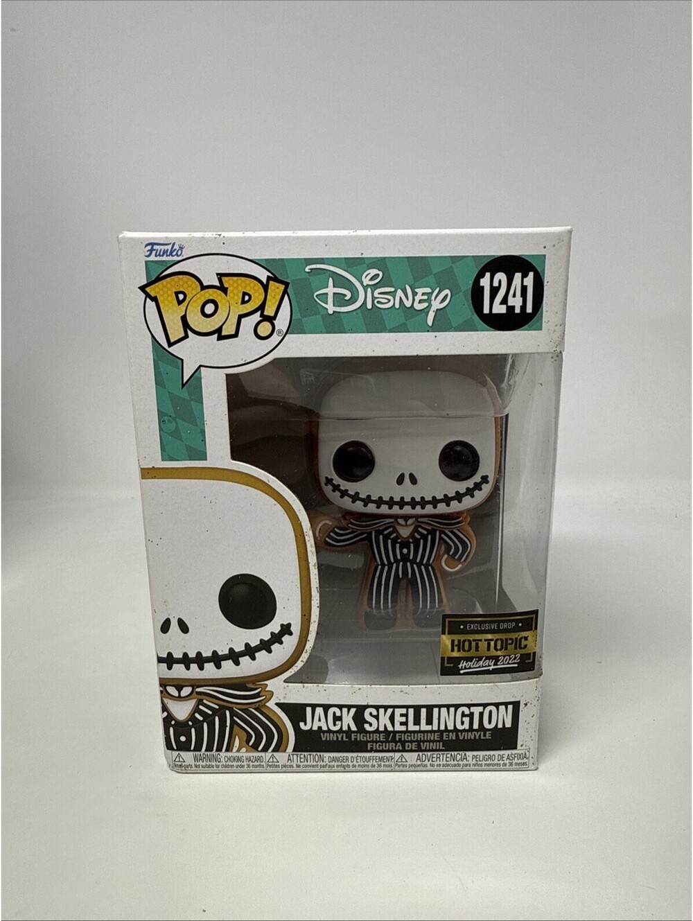 NEW Funko POP Jack Skellington (Gingerbread Jack) Disney NBX #1241